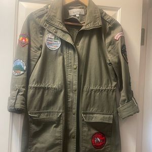 Olive green lightweight jacket